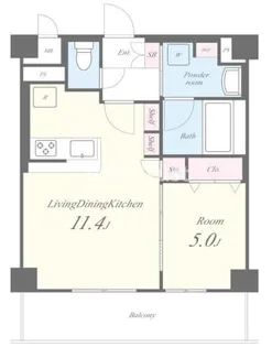GRACE VILLA【4階】の間取り