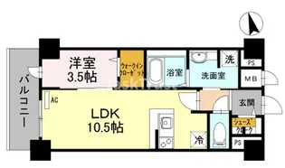 クレールフォレスタ【2階】の間取り