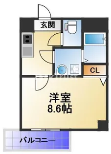 アヴェーレ早苗町【2階】の間取り