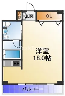 アマントリビエールシギノ【6階】の間取り