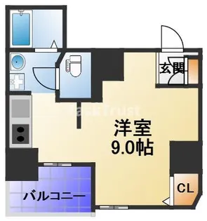 グランパシフィック毛馬【5階】の間取り