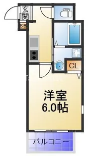 アイリス天神橋【10階】の間取り