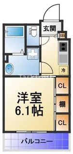 リブリ・都島中通【1階】の間取り