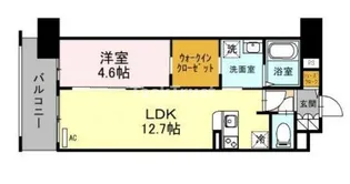 プリマクラッセ【9階】の間取り