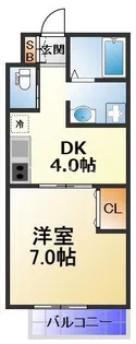 コムフィー【2階】の間取り