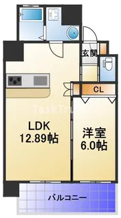 ノーベル都島【2階】の間取り