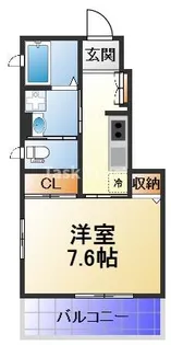 フィカーサ麗風【1階】の間取り