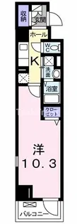 ミレグランデアネックス【2階】の間取り