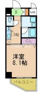 ザッツコート浜町【5階】の間取り