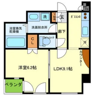 シーサⅩ【4階】の間取り