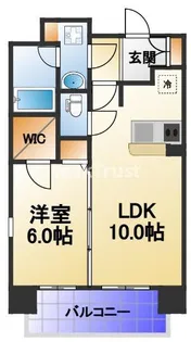 ランドセントラル梅田【2階】の間取り