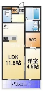 クレールメゾン城東【3階】の間取り