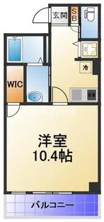 フランカー桜ノ宮【4階】の間取り