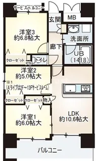 ベリー海老江【11階】の間取り