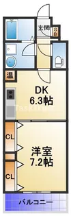 ビオトープザジヴェ【1階】の間取り