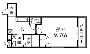 フジパレス都島御幸町Ⅴ番館【2階】の間取り