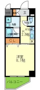ザッツコート浜町【4階】の間取り