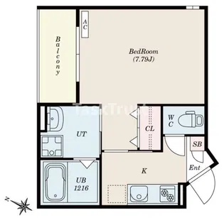 KURUMINO(胡桃埜)【3階】の間取り