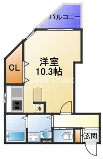 ラピス【3階】の間取り