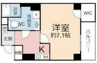 Core天満橋【9階】の間取り