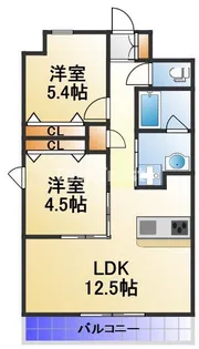 N-west【5階】の間取り