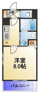 京橋フォーシーズンズ【1階】の間取り