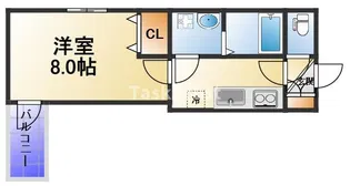 京橋フォーシーズンズ【1階】の間取り