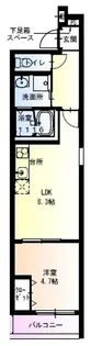 フジパレス城北公園通Ⅲ番館【1階】の間取り