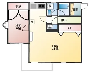 コーポモビリエ1号館【1階】の間取り