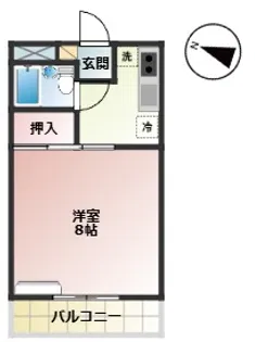 コーポモビリエ2号館【3階】の間取り