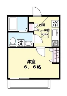 Pietra Ichikawa【105号室】の間取り