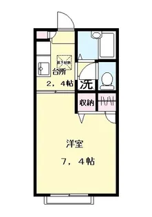 Rest【102号室】の間取り