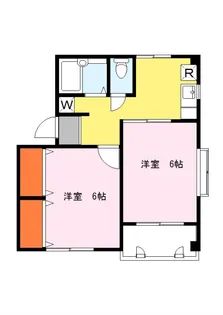 フォレストコート市川【201号室】の間取り