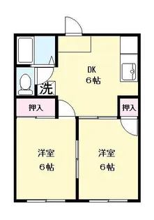 コマツハイツ【103号室】の間取り