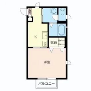 シティホームズⅡ【201号室】の間取り