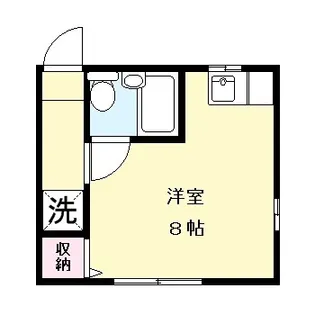 スプリングハイツ【101号室】の間取り