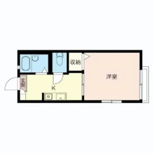 ハイツクレイン谷津【2階】の間取り