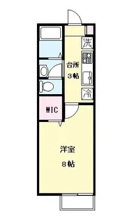 LeaLea【202号室】の間取り