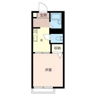 ハイツノルド【102号室】の間取り