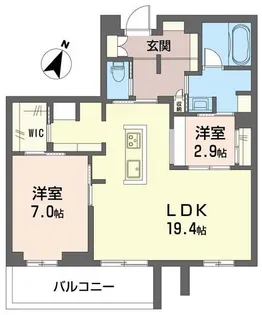 メゾン デゾール【203号室】の間取り