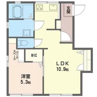 ハイツクレインA【202号室】の間取り