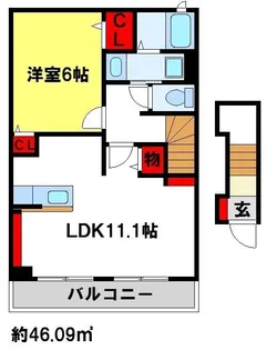 アトモスフィア【2階】の間取り