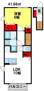 サンフラワー【B203号室】の間取り