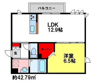 ルミナスわかば【2階】の間取り