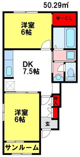 パストラル【1階】の間取り