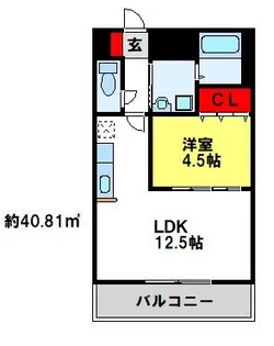 E.POPULARII【2階】の間取り