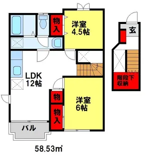 レジデンスITO【A202号室】の間取り