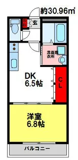 Bird Nest(バードネスト)【202号室】の間取り