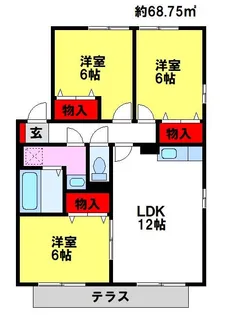 エーデルハイム【201号室】の間取り