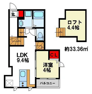 MIKE【205号室】の間取り